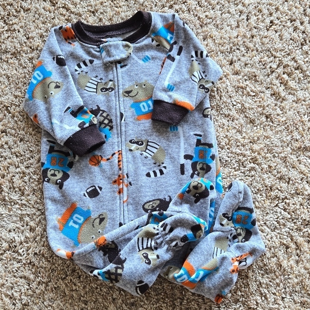 Carter's fleece sleeper, 6 months